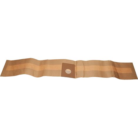 vhbw 10x Sacs compatible avec Kärcher T 201 + ESB 28, T251, NT201, T 201, NT251 aspirateur - 29,5cm x 16cm marron
