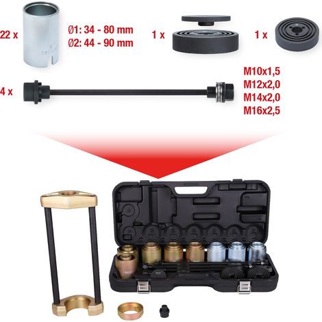 KS Tools Universal-Presswerkzeug-Satz für Achsteile, 38-tlg (1/5)