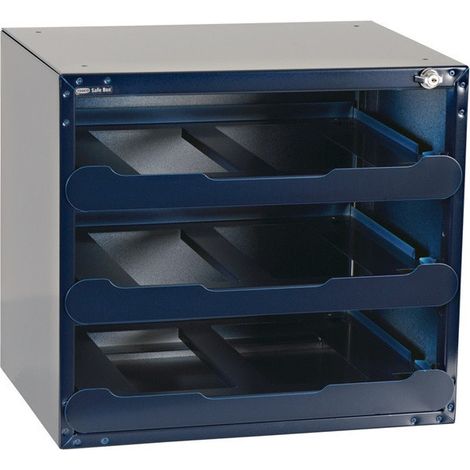 raaco SafeBox 80 Telaio di supporto per scatole porta assortimenti (L x A x P) 451 x 403 x 330 mm Scomparti: 3 Contenut (1/3)