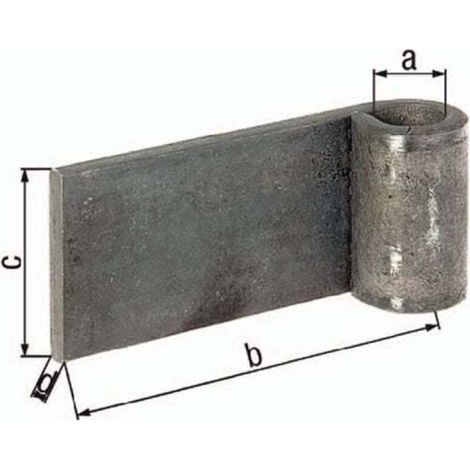 GAH Bande à souder 20x100x60x8mm STA brut - 411404 (1/3)