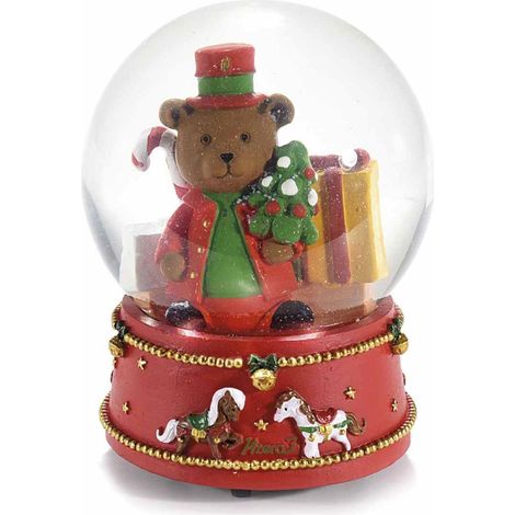 Carillon Natalizio con Orsetto Decorazione con Suoni Idea Regalo Altezza 13 Cm (1/3)