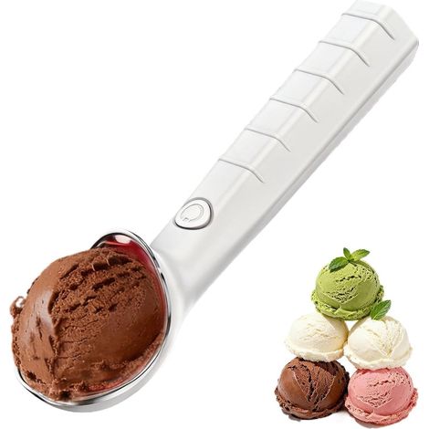 Pelle à glace électrique En Acier Inoxydable, Cuillère Thermostatée (1/5)