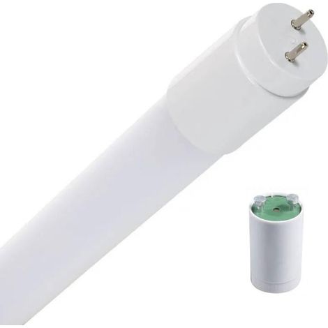 IluminaShop - Tubo de LED T8 1500 mm 24W Cristal (Conexion 1 Lateral)  Blanco Neutro 4500K (1/2)