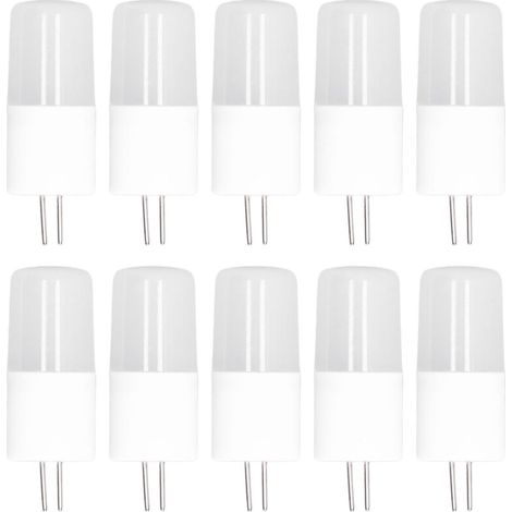 Jeffergarden 10 pièces G4 ampoule lumière LED blanche chaude plafonnier ampoule AC12V applique ampoule pour salon bureau (1/5)