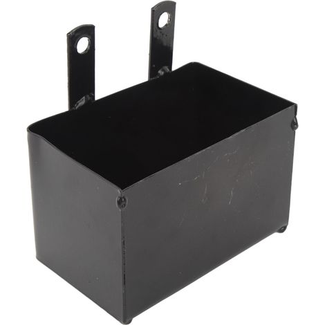Boîtier porte-batterie noir antirouille, structure robuste pour quad, moto et moto tout-terrain de 50 à 125 cm3. (1/5)
