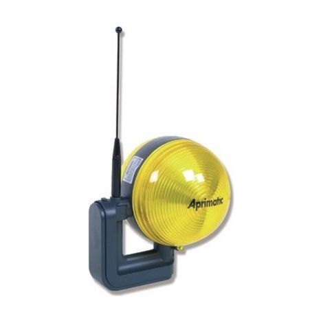 Luce lampada lampeggiante a led per cancelli serrande automatiche giallo Ip44