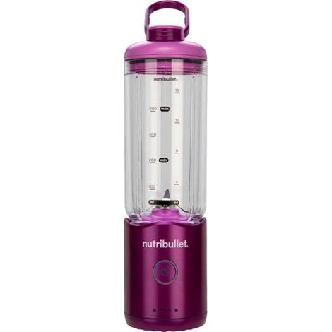 nutribullet Flex 590ml Tragbarer Mixer mit Trinkdeckel USB-C