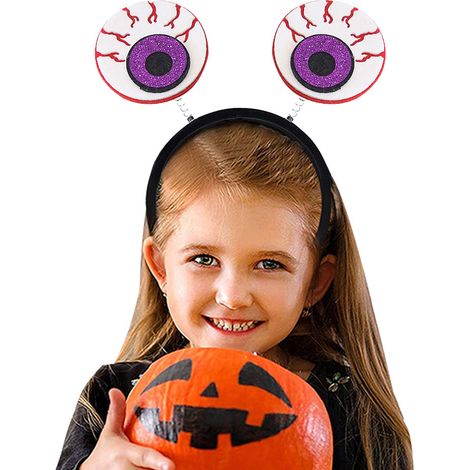 Serre-tête Halloween Décoration Araignée en Feutre Os Oeil Effrayant Accessoire de Fête Horreur Cosplay Déguisement (1/5)