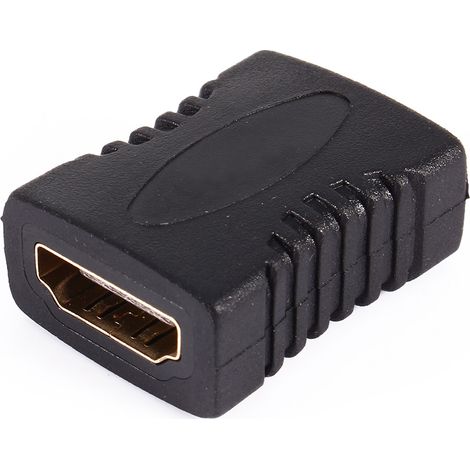 Câble d'extension HDMI femelle-femelle pour HDTV 1080P et audio haute définition (1/5)