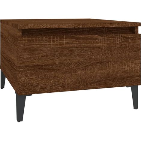 Maison Exclusive - Beistelltisch Braun Eichen-Optik 50x46x35 cm H