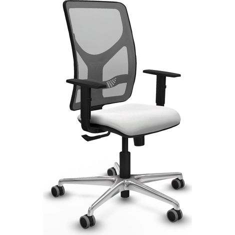 Silla de oficina piqueras y crespo Motilla gris aluminio mesh (1/2)