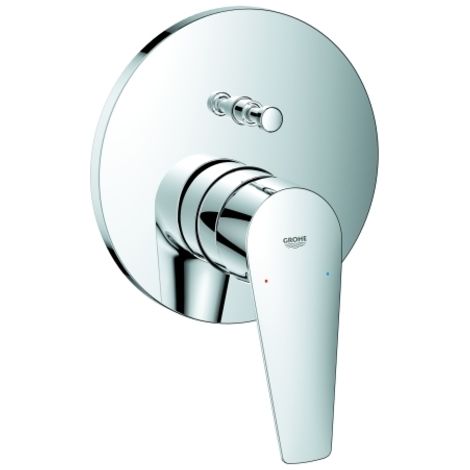 Mezclador monomando de bañera Grohe BauEdge, instalación oculta,