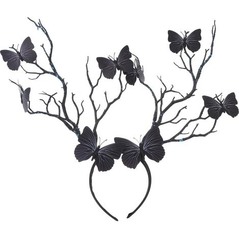 Black Halloween Headband, Headband, Halloween Crown (1/5)