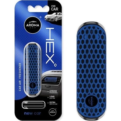 Désodorisant AROMA FANCY SHAPES POLYMER HEX New Car