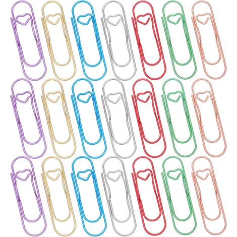 70 pièces Organiseur de stylos en métal, trombones colorés pour (1/5)