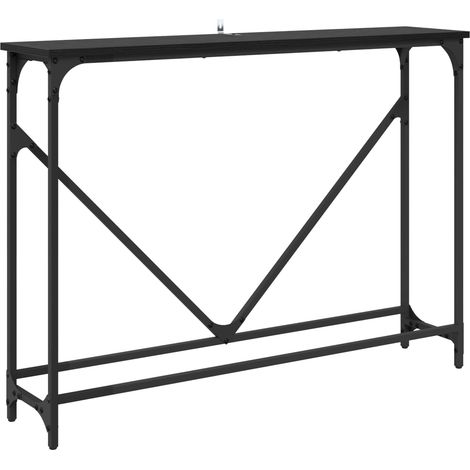 Maison Exclusive - Mesa Consola Roble Negro 102 x 23 x 75 cm Made