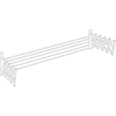 TENDEDERO EXTENSIBLE 160 CM BLANCO EPOXI (1/4)