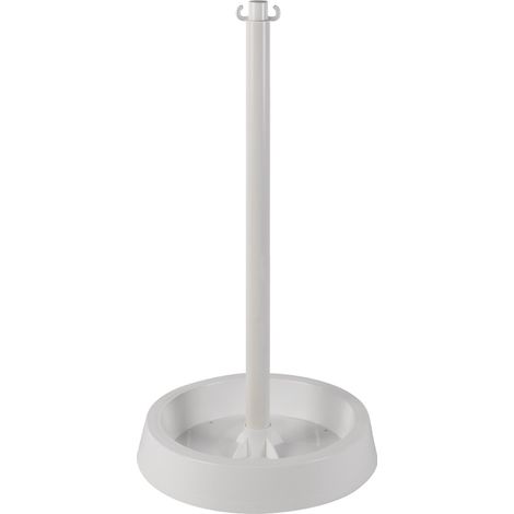 Poteau PVC Blanc sur socle terrasse à lester - 2235129