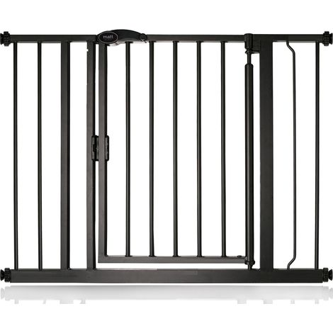 Bettacare Auto Close Stair Gate, 96.6cm - 103.6cm, Matt Black, Pressure Fit Safety Gate, Baby Gate