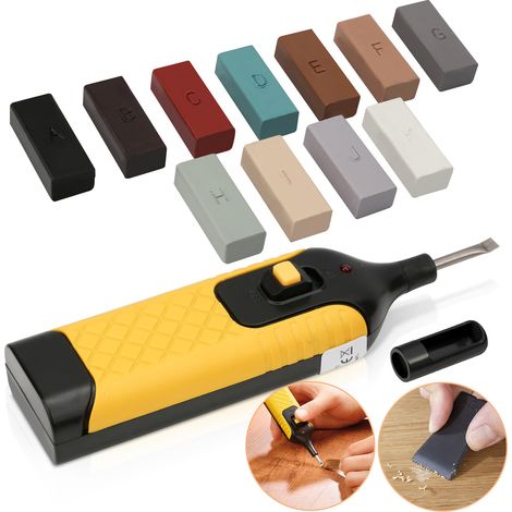 EINFEBEN Kit de réparation de carrelage - 11 couleurs pour les sols carrelés, les murs de salle de bains et les sols en marbre (1/5)