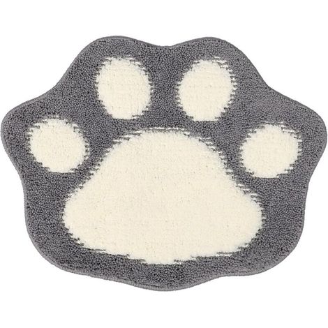 Tapis De Bain Tapis De Bain Antidérapant Tapis De Bain Souple Tapis De Lavable Tapis De Bain En Forme De Pieds (1/5)