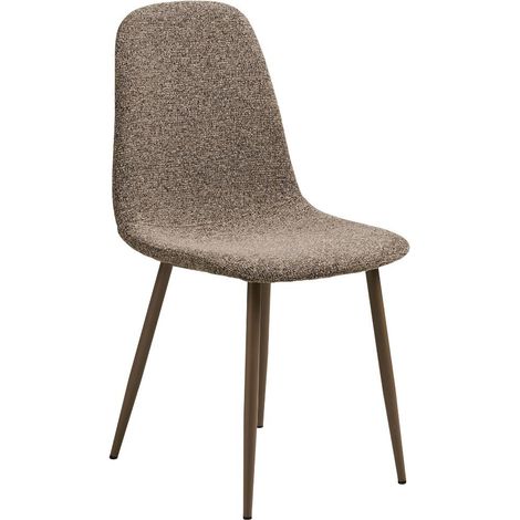 Ada chaise de salle à manger brun.