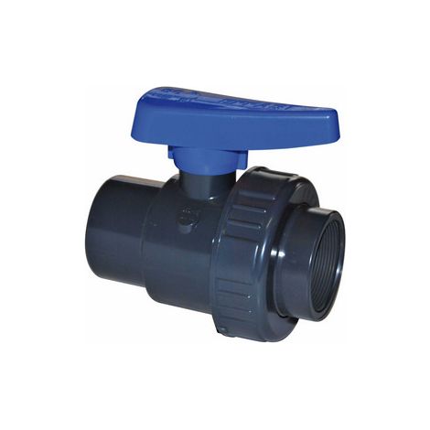 Valvola a sfera monoghiera in pvc con filetto ff 3"