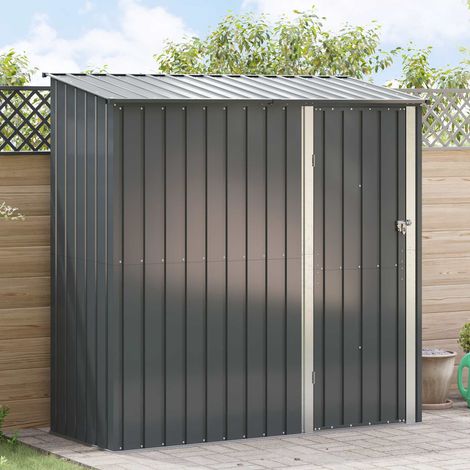 Gartenhütten Anthrazit 203 x 85,5 x 200 cm Metall