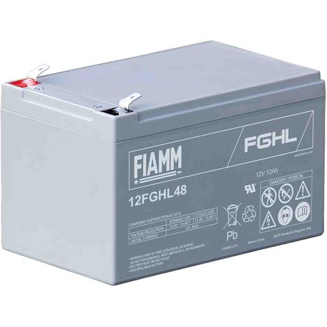 BATTERIA FIAMM 12FGHL48 Scarica Rapida 12V 12Ah