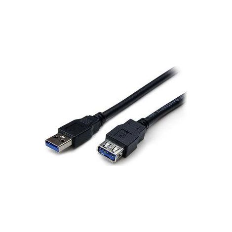 StarTech.com USB3SEXT2MBK - Rallonge USB 3.0 Type-A (Mâle/Femelle - 2 m) Noir (1/5)