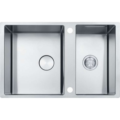 Franke BWX 120-41-27. Tipo di lavello: Lavello sottopiano, Forma del lavandino: Rettangolare, Materiale del lavandino: Acciaio inox. Larghezza: 520 mm, Lunghezza: 820 mm - 122.0579.553 (1/4)