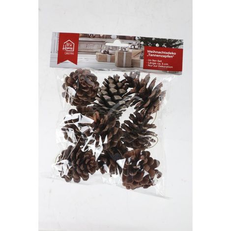 24x Weihnachten Dekoration Tannenzapfen 9er Advent Christbaumschmuck Ambiente (1/5)