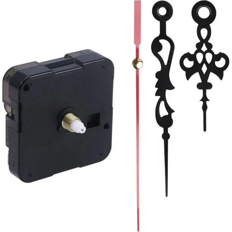 Horloge murale mécanisme de mouvement à piles accessoire d'horloge avec pointeur pour bricolage horloge réparation pièce remplacement
