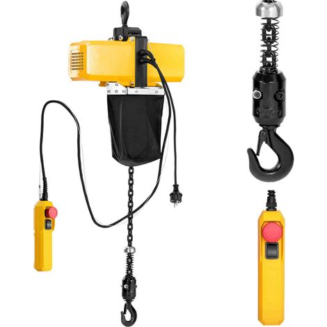 Steinberg Systems – Palan électrique à chaîne 500 kg – Hauteur de levage 3 m – Moteur 680 W – Vitesse de levage 3 m/min – Protection IP54 (1/5)