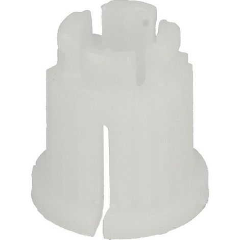 Douille d’arrêt plastique blanc pour tête acrylique