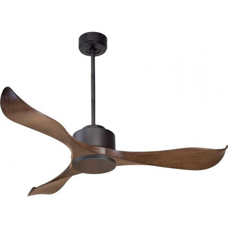 Modulo de KlassFan - Super déstratificateur d'air, sans Lumière gris basalte et bois idéal pour 25 à 40 m² KLDC1P2Wo