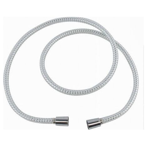 Laccio Tubo Flessibile Doccia Biflex Cromo Bianco Universale Lunghezza 2mt 87304 (1/2)