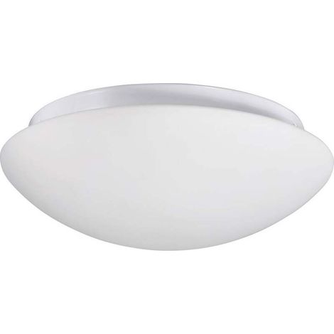 [GEBRAUCHT] B-Ware Sygonix Deckenleuchte Lampe Bewegungsmelder Sensor LED E27 Weiß Glas Innen