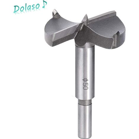 Holzbohrer, 50 mm Hartmetall-Holzsenker, Installation von kugelförmigen Holztüren, Schubladen, Sperrholz, hilft Ihnen, schnell saubere Löcher mit flachem Boden in Holz zu machen (1/5)
