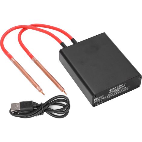 Poste de soudage par points Mini Portable Kit DIY Machine à souder avec 2 stylets à dégagement rapide et câble de charge USB (1/5)