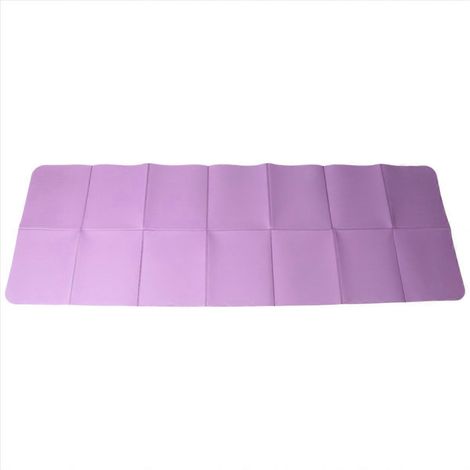 Faltbare Yogamatte, doppelseitig, rutschfest, ideal für Reisen, Fitness und Bodenübungen. (1/5)