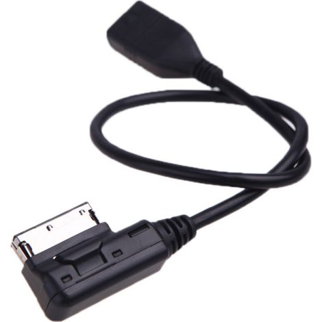 Jeffergarden Adaptateur de câble d'interface musicale AMI MMI vers USB pour Audi A3 A4 A5 A6 A8 Q5 Q7 Q8 (1/5)