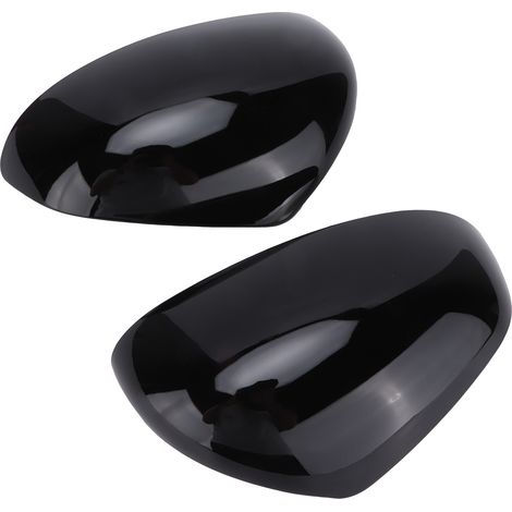 Paire de protections de rétroviseurs latéraux (type adhésif) pour Smart Fortwo/Forfour 453 2015-2021, noir brillant. (1/5)