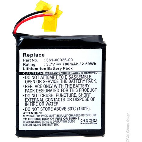 NX - Batterie GPS 3.7V 700mAh - 361-00026-00 (1/4)