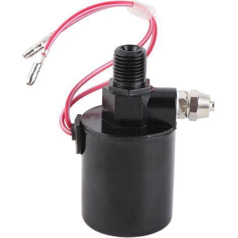 Électrovanne pneumatique universelle 1/4" NPT 12 V/24 V, 200 psi, compatible avec les tuyaux OD, les klaxons de véhicules et de motos (1/5)