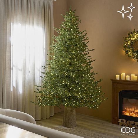 EDG Enzo De Gasperi Albero di Natale Pino Natalizio Lucciole 4200 LED H240 Verde IP44 Outdoor (1/5)
