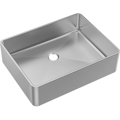Essebagno Vasqueàposer 48x37 Luisa en inox