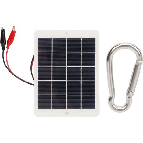 3W 5V Solarpanel mit hohem Wirkungsgrad, tragbar, langlebig und kompakt, ideal für Mobiltelefone, externe Akkus und Outdoor-Aktivitäten.