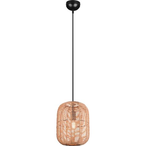 Lampada a Sospensione da Interno a LED in Metallo Nero Opaco (1/4)