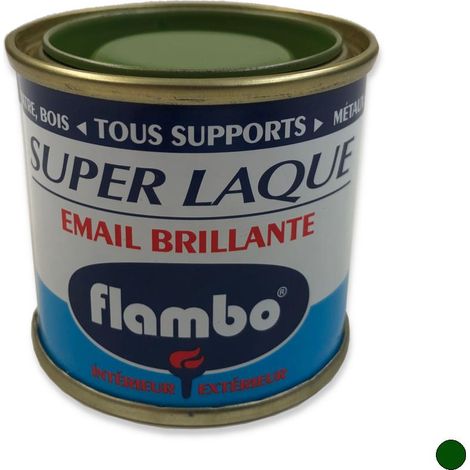 Peinture Super Laque Brillante FLAMBO, 50 ml VERT GAZON